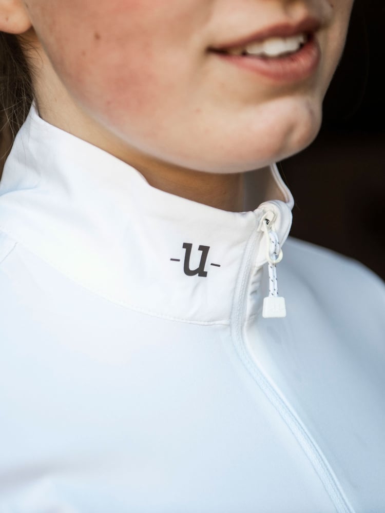 Technical Competition Halfzip White