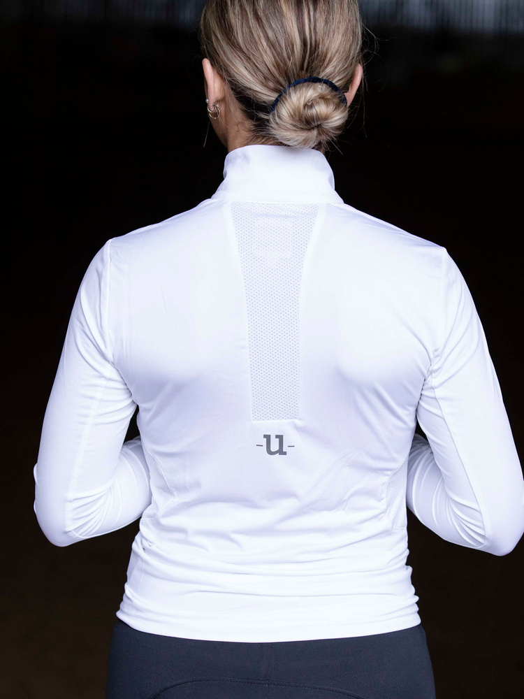 Technical Competition Halfzip White